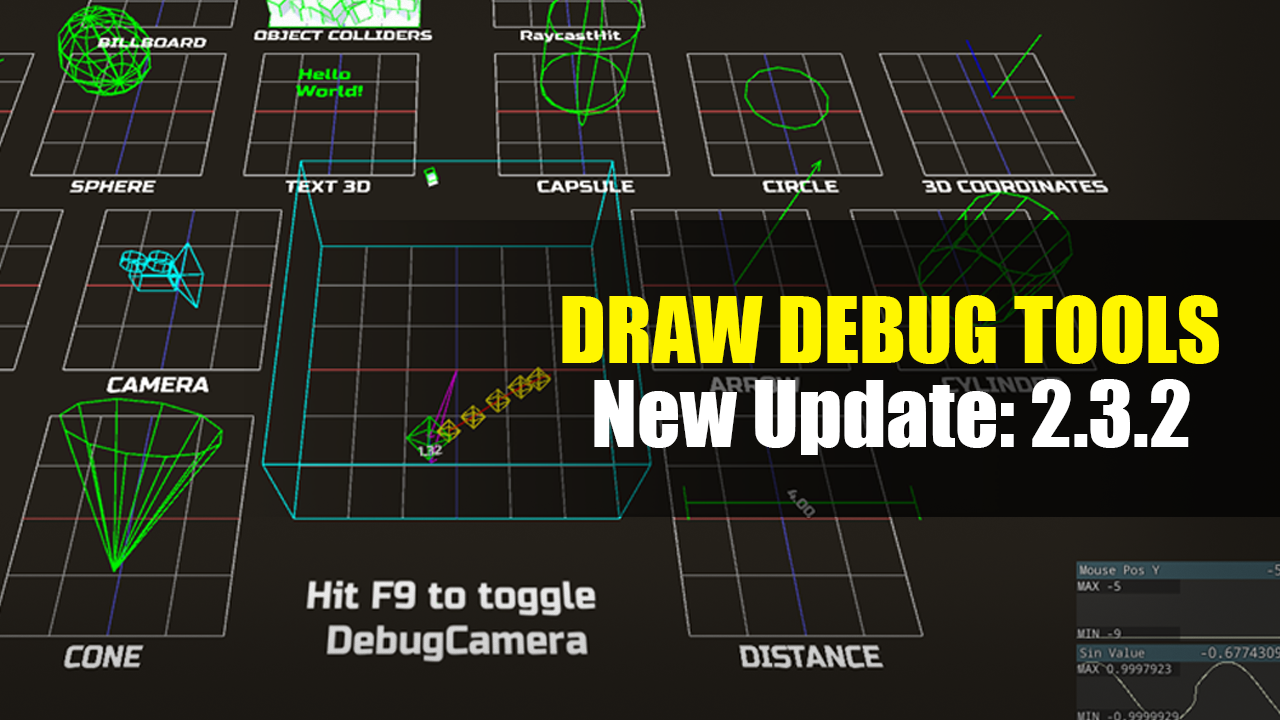 Thumbnail of draw debug tools new update blog post.